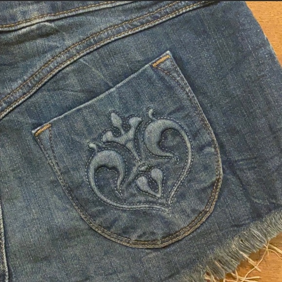 Not for sale-SIWY deconstructed frayed denim shorts - Picture 3 of 5